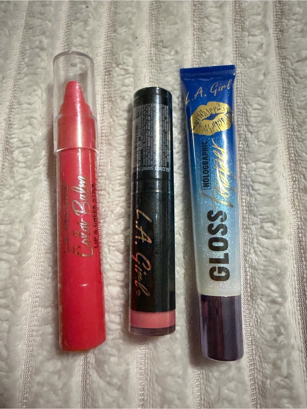 Pink Lip Gloss & Crayon Set - Radiant Pink